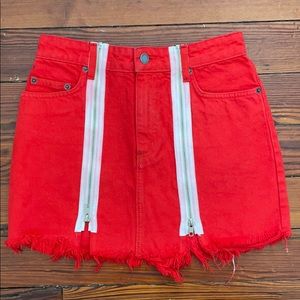 Carmar Double Zipper Skirt